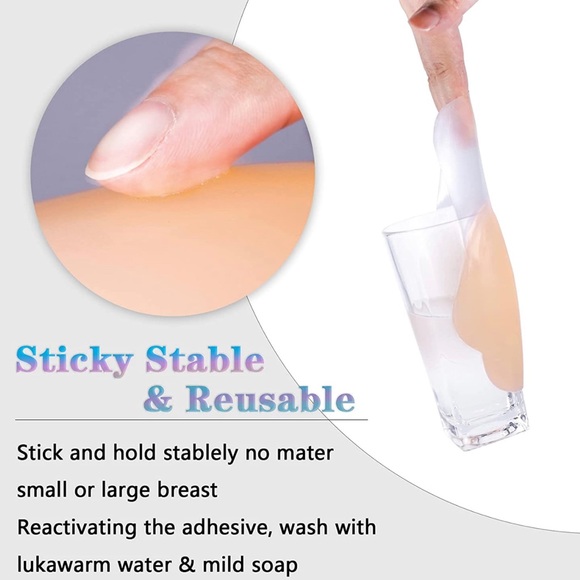 Reusable Silicone Breast Lift Pasties - Picture 5 of 8